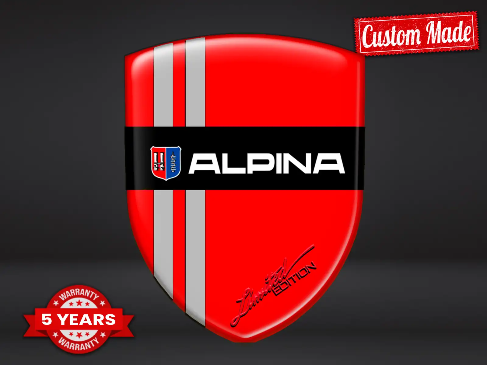 Alpina Vinylaufkleber Auto Robust Hochwertig Pro